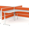 Workstation Corner Adjustable - office furniture