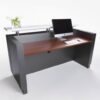 Hugo Metallic Reception Desk - office furniture