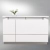 Hugo Metallic Reception Desk - office furniture