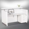 Hugo Metallic Reception Desk - office furniture