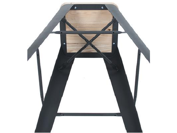 STOOL COGNAC V2 .75 Black(4)