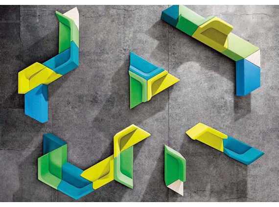 Zipper Ottoman and Lounge Range 1