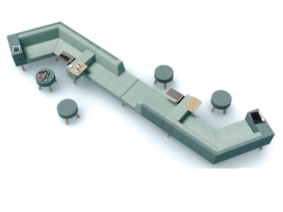 Hybrid modular Soft Seating