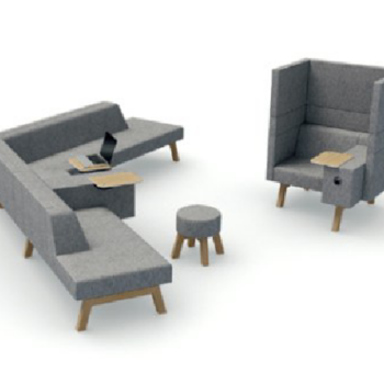 Hybrid Modular Soft Seating - office furniture