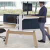 Max Hybrid Wing Sit-Stand Desking - office furniture