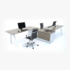 Missile Zee System 2 Person Workstation - office furniture