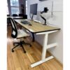 Gregory Sit Stand J-Series Single Straight Electric Height Adjustable Workstations - office furniture