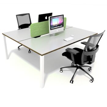 EX Linear 2 Person Workstations - office furniture