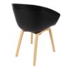 Arn Tub Chair with Natural Loop Timber Legs - office furniture