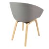 Arn Tub Chair with Natural Loop Timber Legs - office furniture