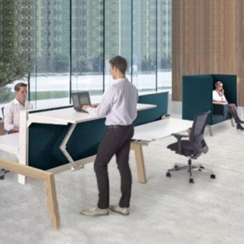 Max Hybrid Straight Sit-Stand Desk - office furniture