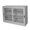 STEELCOGlassSlidingDoorCupboard1015Hx1500Wx465D2shelvesSilverGrey.jpg