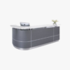Executive J-Shape Reception Desk - office furniture