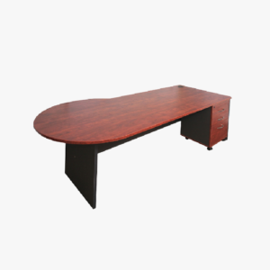 p shaped desk