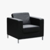 Milano 1 Seater Leather Lounge - office furniture