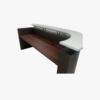 Executive J-Shape Reception Desk - office furniture