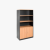 Lockable Storage Cabinet with Half Doors - office furniture