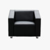 Cube Leather 2 Seater Couch - office furniture