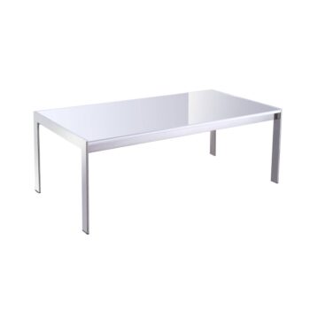 Forza Rectangle Coffee Table White - office furniture