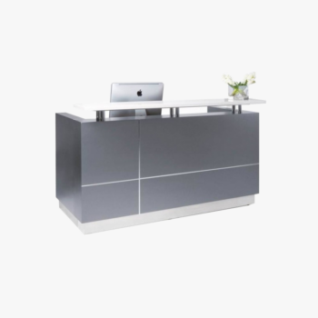 Hugo Metallic Reception Desk - office furniture