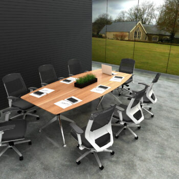 Tenza High Quality Boat Shape Boardroom Table - office furniture