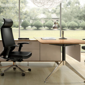 Tenza Executive Desk with Return - office furniture