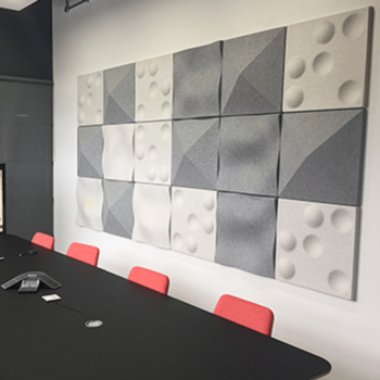 Autex Quiet space 3d Ceiling Tiles - office furniture