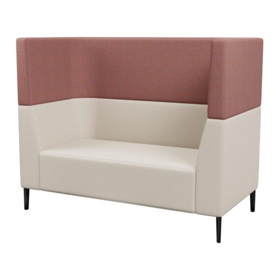 Haven High Back 2 Seater With Arms Metal Feet Synergy Chain Success 800×800