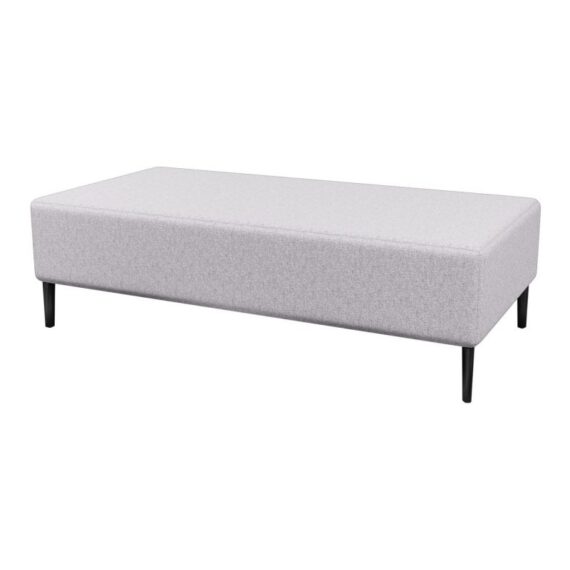 Haven Ottomon Rectangle Metal Feet Cashmere Silverdust 800×800