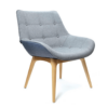 Konfurb Neo Waiting Chair with various base options - office furniture