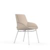 Actiu Noom Visitor Chair with 4 Metal Legs - office furniture