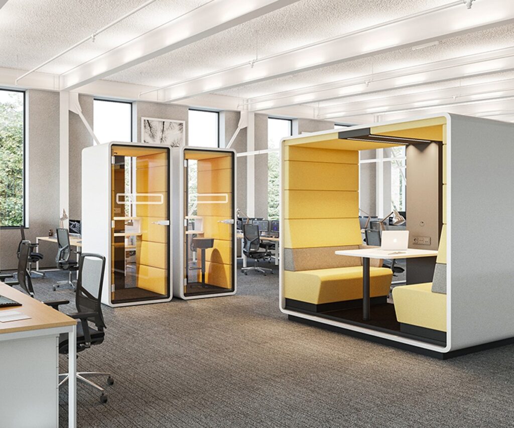 Work Pods Phone Booth Counterintuitive Open Office Design   5 2 1024x853 