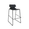 Konfurb Fly Polypropylene Sled Base Barstool - office furniture