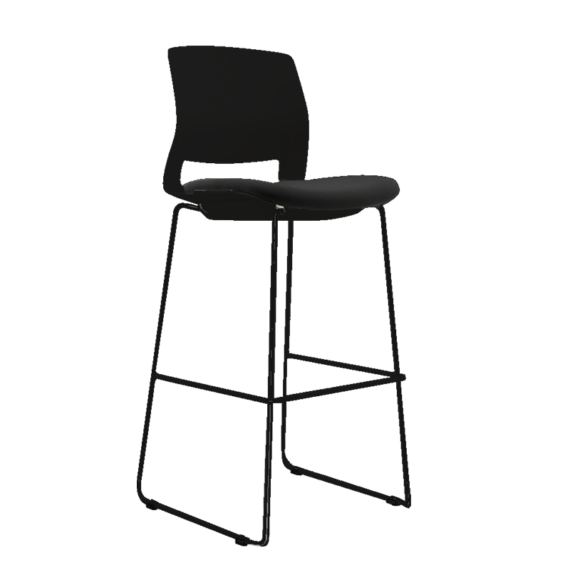 STOOL SNOUT 760 black SEATPAD 1