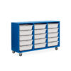 15 Mobile Tote Box Melamine Trolley - office furniture