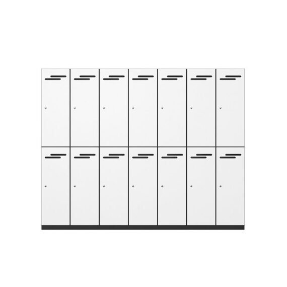 2 DOOR MELAMINE LOCKERS