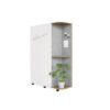 MULTIPURPOSE STORAGE WHITE SHEEN DOOR