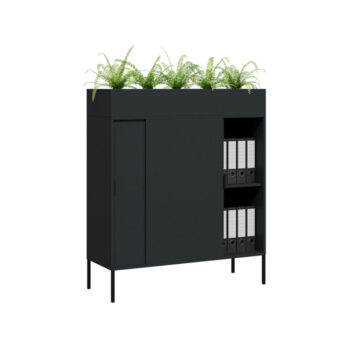 SLIDING DOOR PLANTER STORAGE