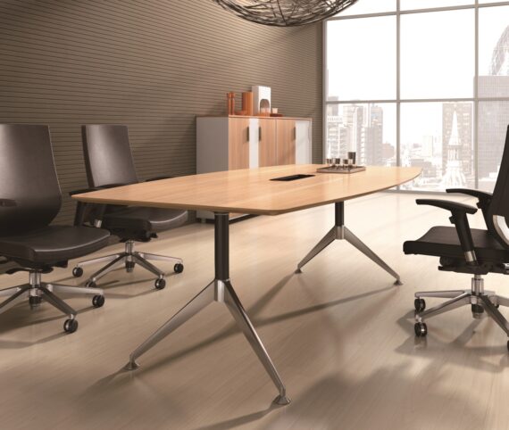 Tenza Boardroom Table in Virgina Walnut MTP (1)
