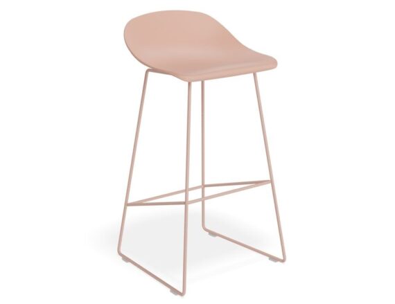 pink pop stool modern