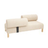 PEBBLES 2 SEATER + 2 BACKRESTS OPPOSITE FACING - office furniture