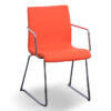 Bella Sled Chair-GF6106P- <br>Was $890 - <strong>Now $208</strong> - office furniture